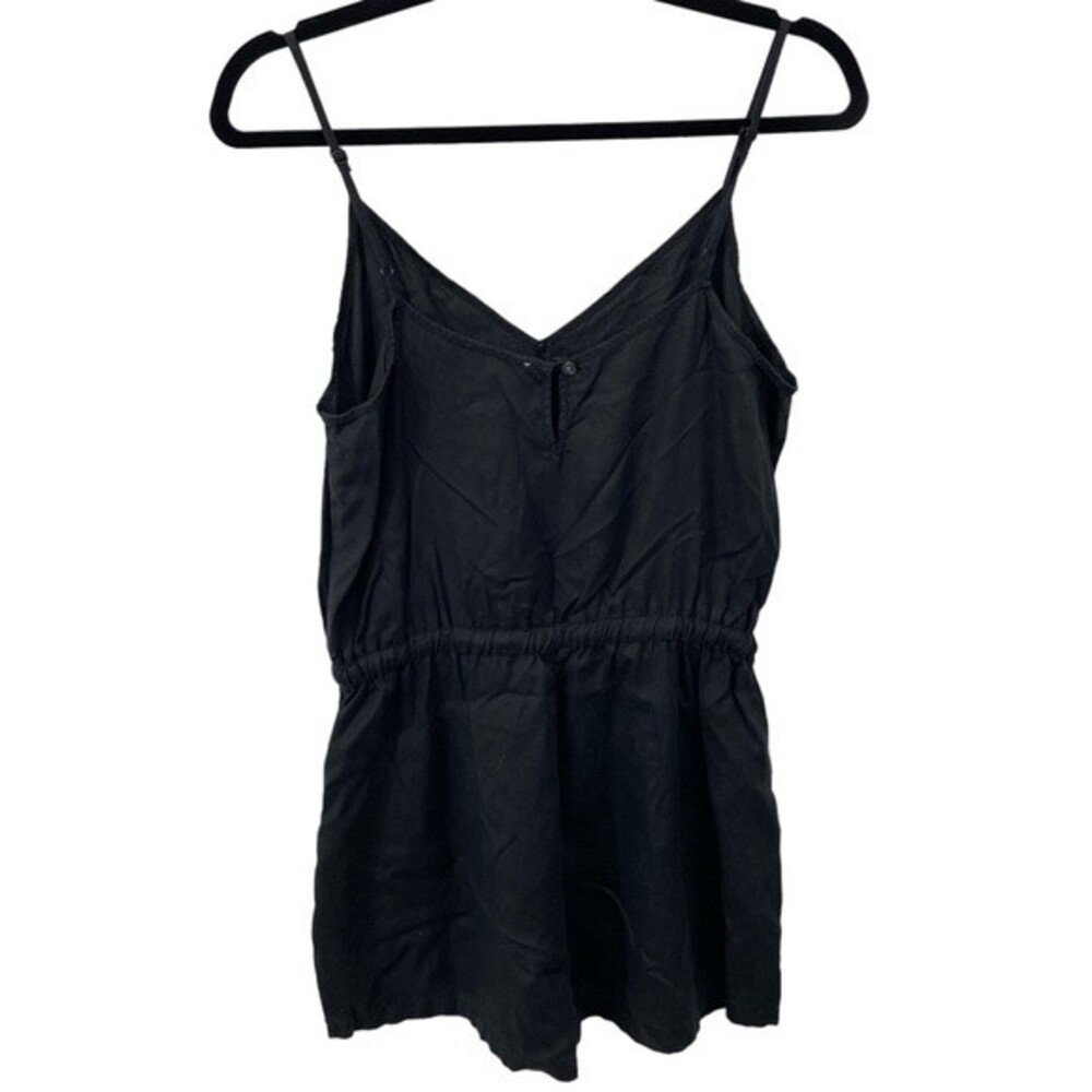 Wilfred Free Aritzia Little Black Romper Size SMALL Drawstring‎ Waist - Picture 2 of 8